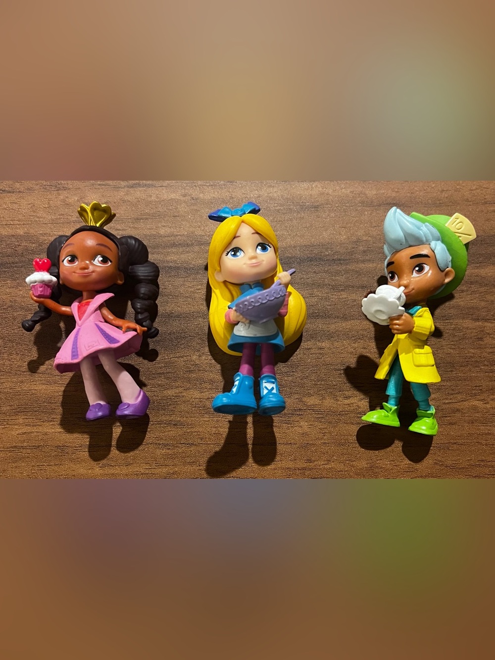 Just Play Disney Jr. Alice’s Wonderland Bakery Friends Figure Lot of 3 Figures